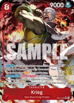 Krieg (OP15-008) (Alternate Art) OP15-008