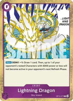 Lightning Dragon OP15-077
