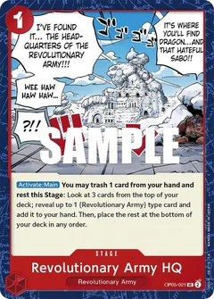 Revolutionary Army HQ OP05-021