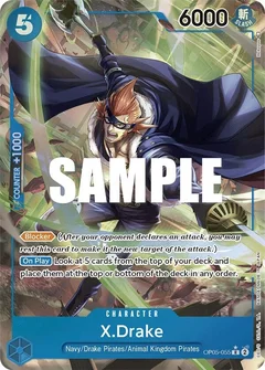 X.Drake (Alternate Art) OP05-055