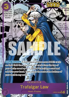 Trafalgar Law (069) (Alternate Art) (Manga) OP05-069