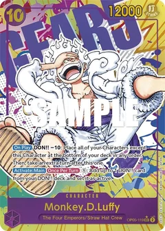 Monkey.D.Luffy (119) (Alternate Art) OP05-119