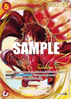 Monkey.D.Luffy (012) (Alternate Art) (Gold-Stamped Signature) ST01-012
