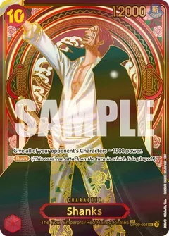 Shanks - OP09-004 (SP) (Gold) OP09-004