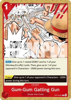 Gum-Gum Gatling Gun OP13-021