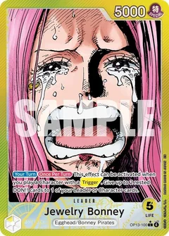 Jewelry Bonney (100) (Alternate Art) OP13-100