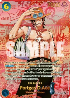 Portgas.D.Ace (119) (Red Super Alternate Art) OP13-119