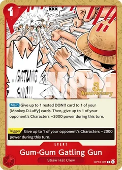 Gum-Gum Gatling Gun OP13-021