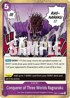 Conquerer of Three Worlds Ragnaraku EB01-039
