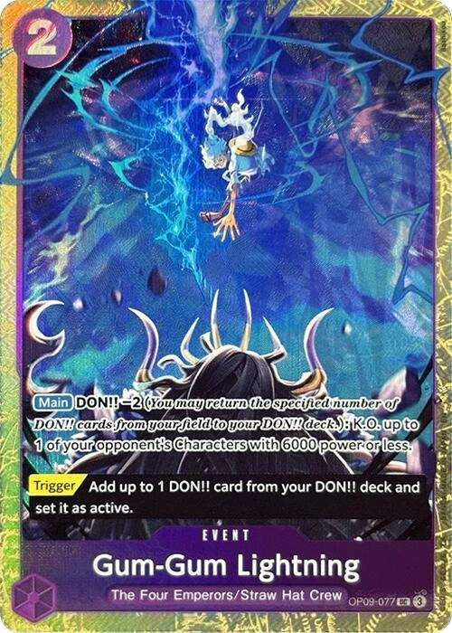 Gum-Gum Lightning (Premium Card Collection -Best Selection Vol. 4-)