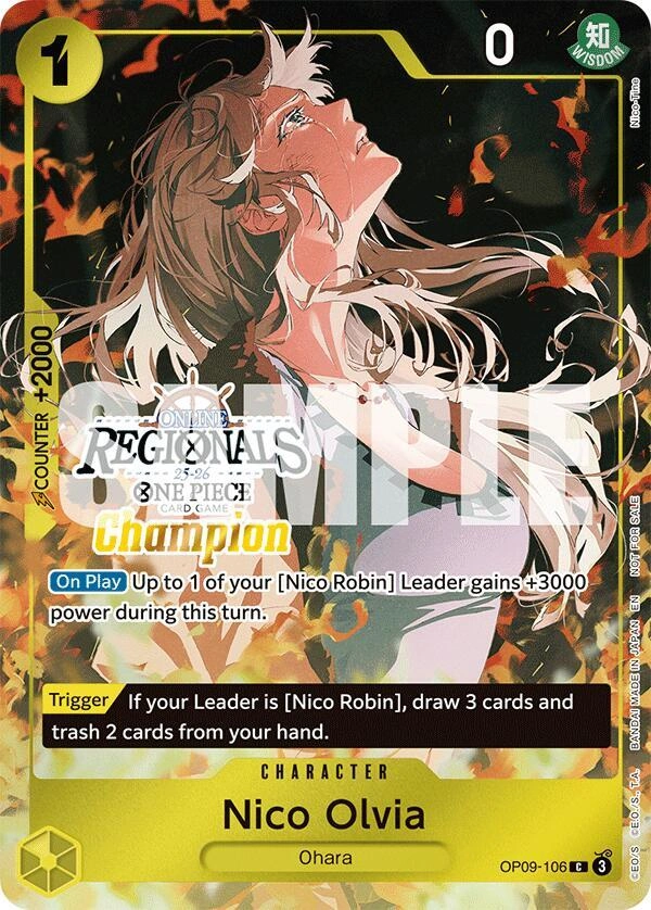 Nico Olvia (Regional Champion Card Set 2025 Vol.1)