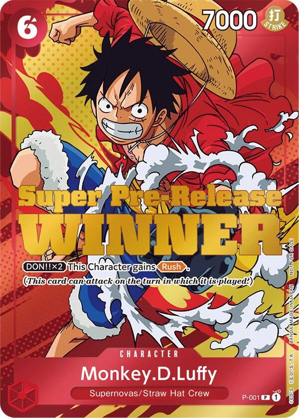 Monkey.D.Luffy (Super Pre-Release) [Winner]