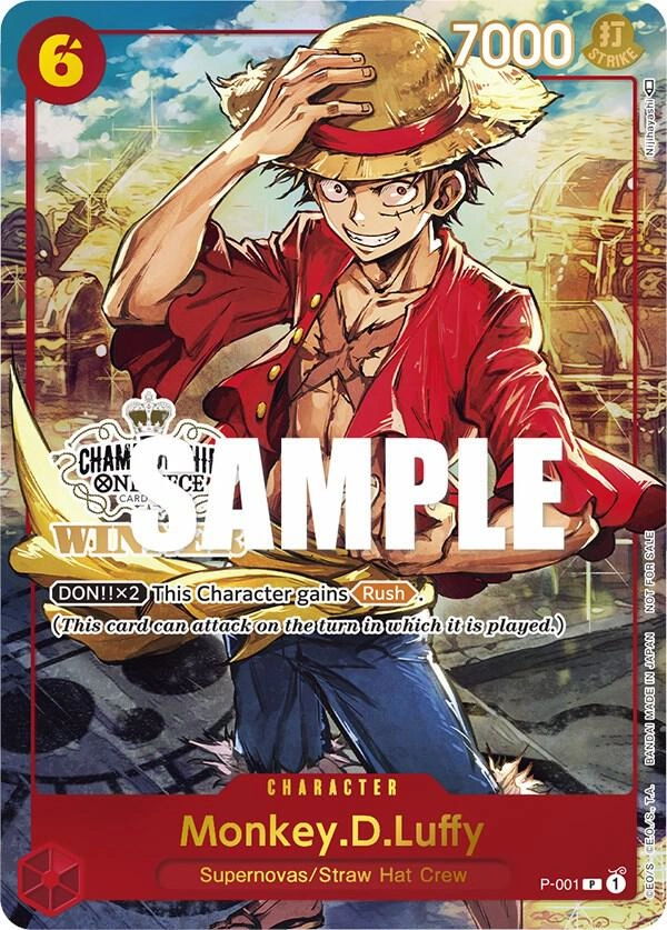 Monkey.D.Luffy (Store Championship Trophy Card)