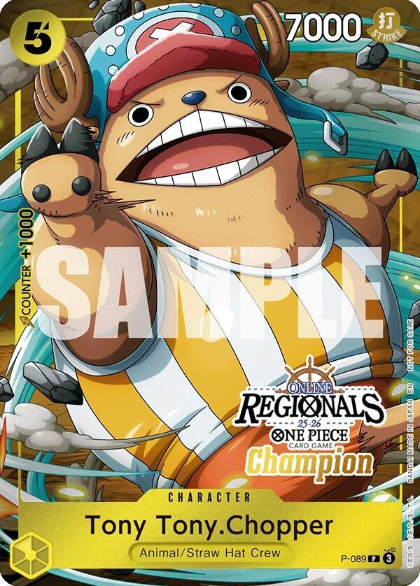 Tony Tony.Chopper (Online Regional Champion Card Set 2025 Vol.2)