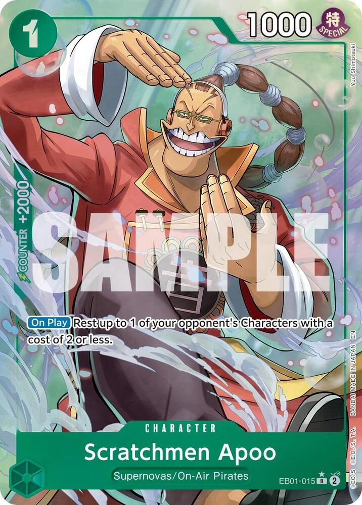 Scratchmen Apoo - EB01-015 (Alternate Art)