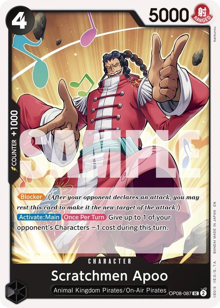 Scratchmen Apoo - OP08-087 (Reprint)