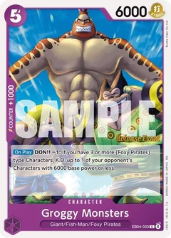 Groggy Monsters EB04-033
