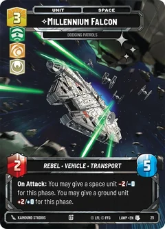 Millennium Falcon - Dodging Patrols (Foil) 25