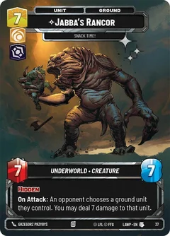 Jabba's Rancor - Snack Time! (Foil) 37