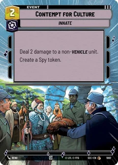 Contempt for Culture (Hyperspace Foil) 1002