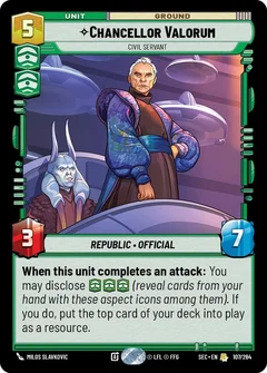 Chancellor Valorum - Civil Servant 107/264