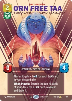 Orn Free Taa - Political Power Broker (Prestige Foil) 1101