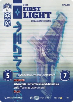 First Light - Threatening Elegance (Prestige Foil) 1114