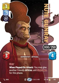 Nute Gunray - Escaping Justice (Serialized) 1130