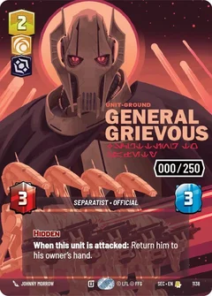 General Grievous - Scuttling to Safety (Serialized) 1138