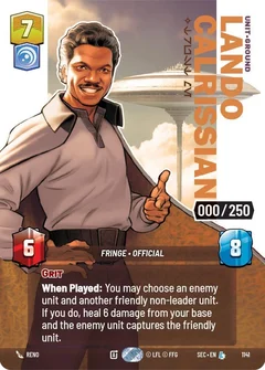 Lando Calrissian - Trust Me (Serialized) 1141
