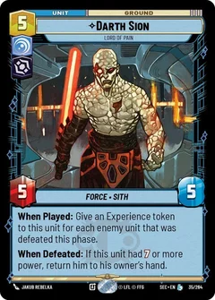 Darth Sion - Lord of Pain 35/264