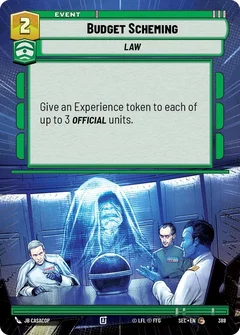 Budget Scheming (Hyperspace) 388