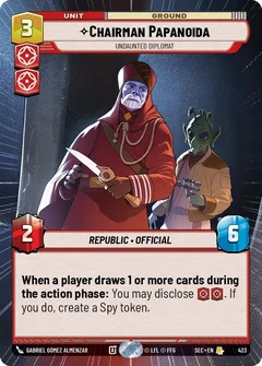 Chairman Papanoida - Undaunted Diplomat (Hyperspace) 423