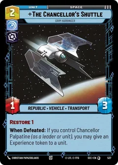 The Chancellor's Shuttle - Grim Harbinger (Foil) 537