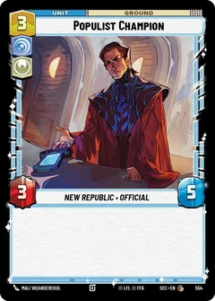 Populist Champion (Foil) 554