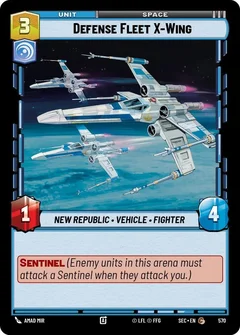 Defense Fleet X-Wing (Foil) 570
