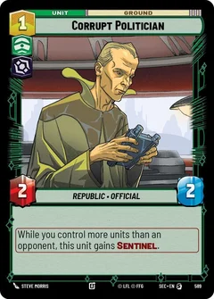 Corrupt Politician (Foil) 589