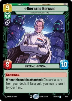 Director Krennic - I Lose Nothing But Time (Foil) 600