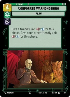 Corporate Warmongering (Foil) 601