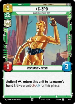 C-3PO - Anything I Might Do? (Foil) 603