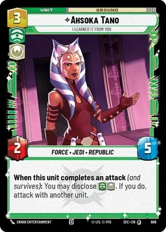 Ahsoka Tano - I Learned It from You (Foil) 606
