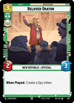 Beloved Orator (Foil) 607