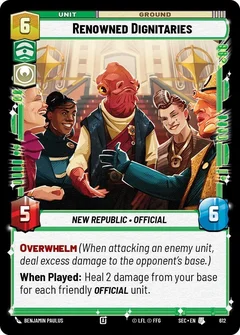 Renowned Dignitaries (Foil) 612