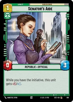 Senator's Aide (Foil) 618