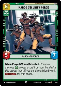 Naboo Security Force (Foil) 630