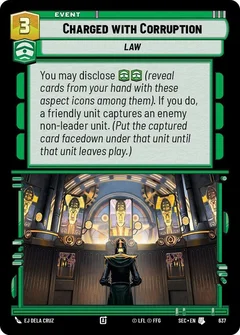 Charged with Corruption (Foil) 637