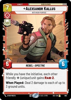 Alexsandr Kallus - With New Purpose (Foil) 665
