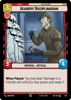 Academy Disciplinarian (Foil) 675