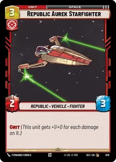Republic Aurek Starfighter (Foil) 676