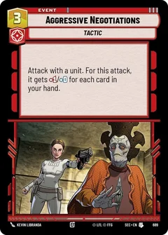 Aggressive Negotiations (Foil) 689